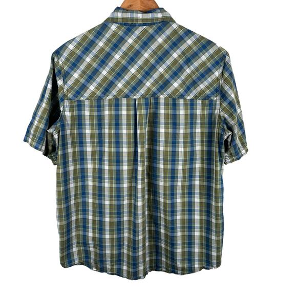 5.11 Tactical Short Sleeve Shirt  Men's Small Single Flex Covert Plaid Fatigue - Picture 3 of 11
